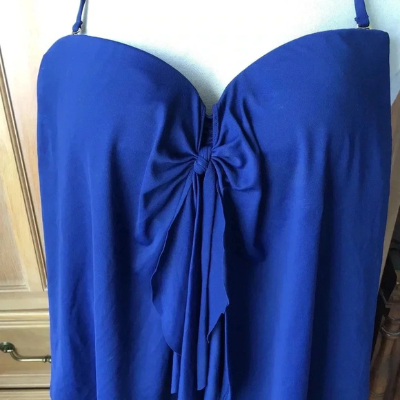 Ralph Lauren navy one piece swimsuit Size 6 - Picture 4 of 9